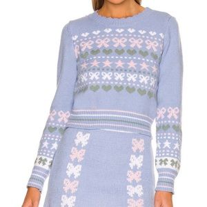 LoveShackFancy NWT Zaheer sweater XS